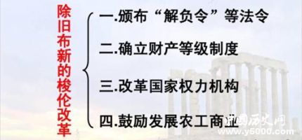 梭伦改革简介梭伦改革的内容梭伦改革的意义是什么？