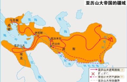 亚历山大帝国发展历史简介亚历山大帝国是怎么灭亡的？